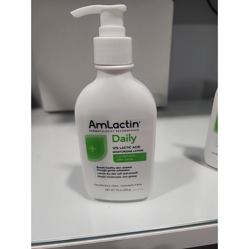 AmLactin Daily Nourish Body Lotion, 12% Lactic Acid for Rough Dry Skin, 7.9 oz